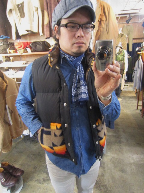 Crescent Down Works ・・・ Down VEST!今秋冬も良い別注モノが出来ました~★_d0152280_1253985.jpg