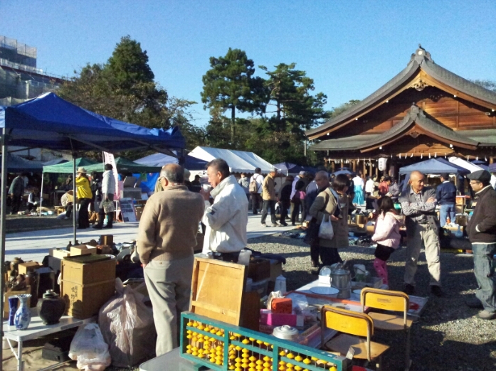 富山 護国神社のみの市 にて。_e0259097_2103721.jpg