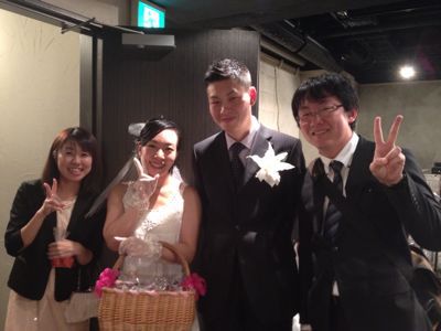 2012/11/04 先輩の結婚パーティー、iPadで筆談_b0063162_110792.jpg