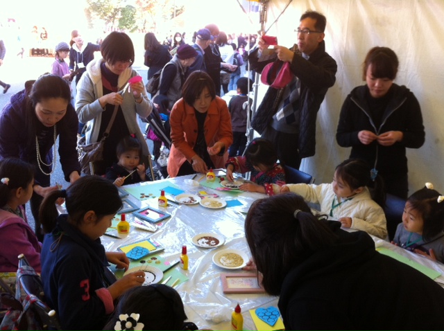 雑穀で食べ物アートを作ろう！＠NHK東京・渋谷　大盛況でした！_c0220172_16142584.jpg