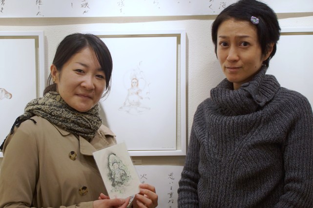 二人展『あきたま。』@啓祐堂4日目ご来場御礼・今日7日(水)は休み/7日~21日ネコ&スイーツ展@楽龍時_f0006713_2245144.jpg
