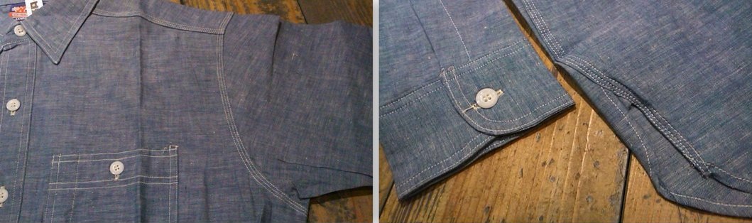 11月7日(水)大阪店ヴィンテージ入荷!!④ワーク編!!50\'sデッドシャンブレー&40\'sブルックス!!(大阪アメ村店)_c0078587_1233544.jpg