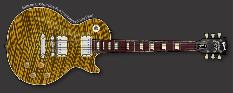 Gibson Custom Joe Perry Boneyard Les Paul テクイラのコトホギです