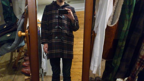 Pendletonでダッフルコート。_b0247211_2051696.jpg