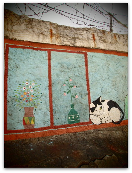 可愛い壁画村さんぽ 猫の壁画編 清洲 スアムゴル たびねこ