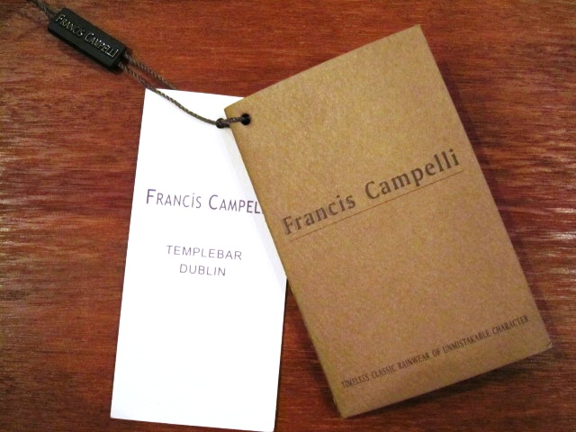 Francis Campelli \"ステンカラーSHORT COAT\" ご紹介_f0191324_9555471.jpg