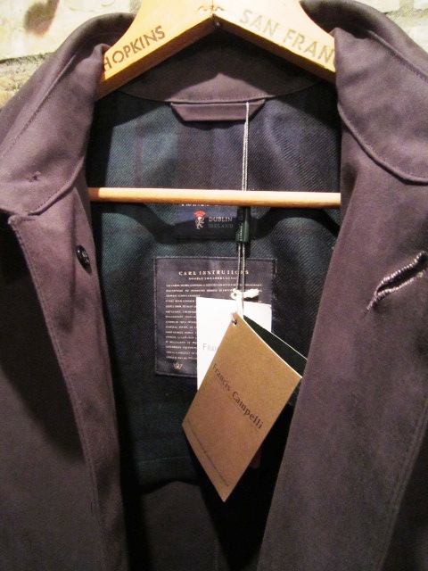 Francis Campelli \"ステンカラーSHORT COAT\" ご紹介_f0191324_959669.jpg
