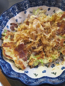 粉から手作りのお好み焼きに挑戦 オランダだより