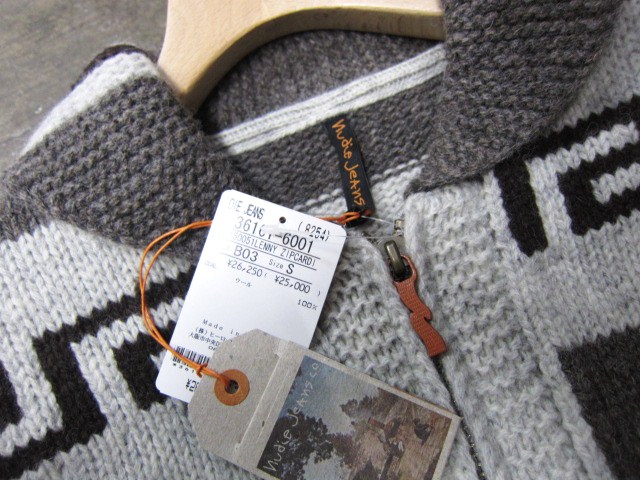 FRANKLIN MARSHALL & NUDIE JEANS カウチンKNIT JACKET!!_d0152280_659139.jpg