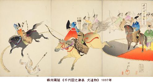 【浮世絵版画】揚州周延　教育幼稚園之図Ukiyo-e 浮世絵（ukiyo-e）木版画 揚州周延 『女礼式之図』 三枚綴 明治