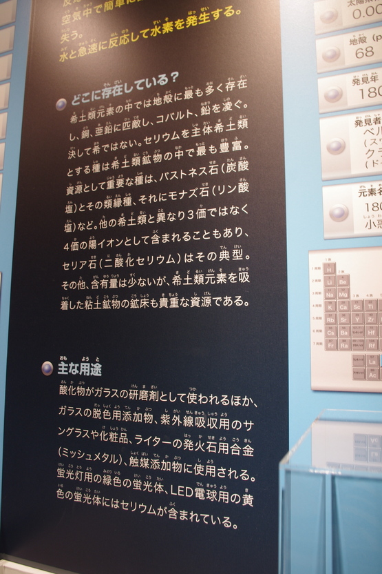 元素のふしぎ展へ 36『118種類の元素』ランタン〜プラセオジム : 世界