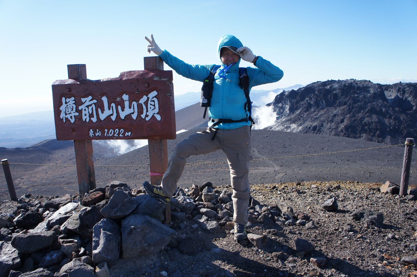 風不死岳、樽前山縦走_a0248508_1025023.jpg