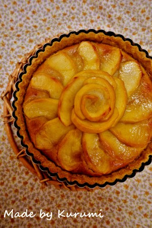 カラメルりんごのタルト バターも卵もお砂糖もなし レシピ くるみん家のおいしい時間