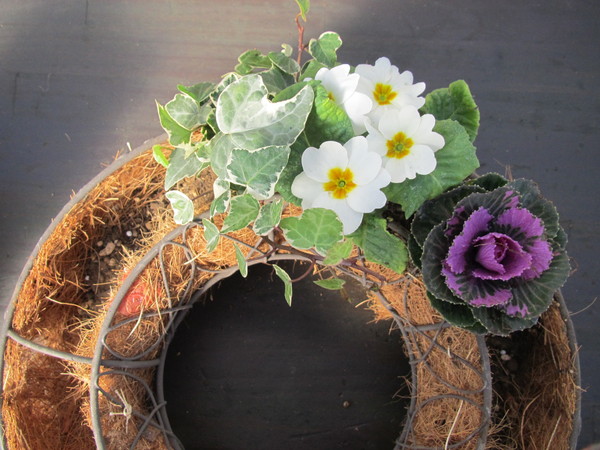 リースの作り方 ヤシマット付容器編 さにべるスタッフblog Sunny Day S Garden