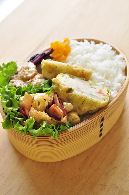 揚げベーコンのお弁当_b0171098_64629.jpg