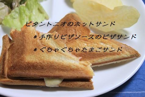 ビタントニオ 特製ピザソースのピザサンド ぱんだカフェ ビタントニオ 特製ピザソースのピザサンド ぱんだカフェ