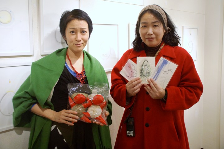 竹浪明×松岡芽ぶき二人展『あきたま。』最終日@啓祐堂~これまでご来場の皆様ありがとうございました!_f0006713_1142599.jpg