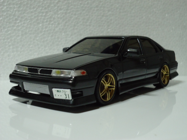 プラモデル アオシマ 少なかれ 1/24 ニッサン NISSAN A31