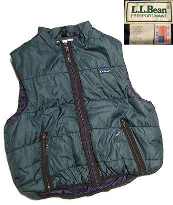 ◇　L.L.BEAN　中綿入りベスト　◇_c0059778_1852663.jpg