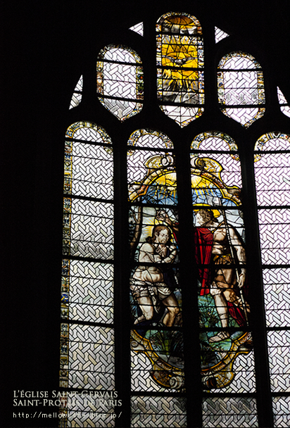 パリ旅行 2012-14　L\'église Saint-Gervaisのステンドグラス_d0124248_22393046.jpg