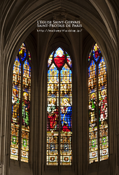 パリ旅行 2012-14　L\'église Saint-Gervaisのステンドグラス_d0124248_22431382.jpg