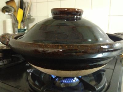 ほぼ日ベア2号土鍋8寸used