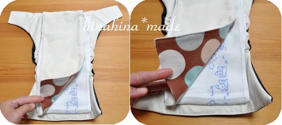 新商品 ネル素材のおむつライナー Hinahina Made ハンドメイドのある暮らし 手作り布おむつ 布ナプキン