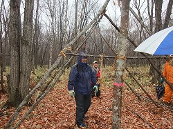 平成２４年１１月１７日（土）　【支援】大島山林　天候：雨　参加１２名_c0173813_20573182.jpg