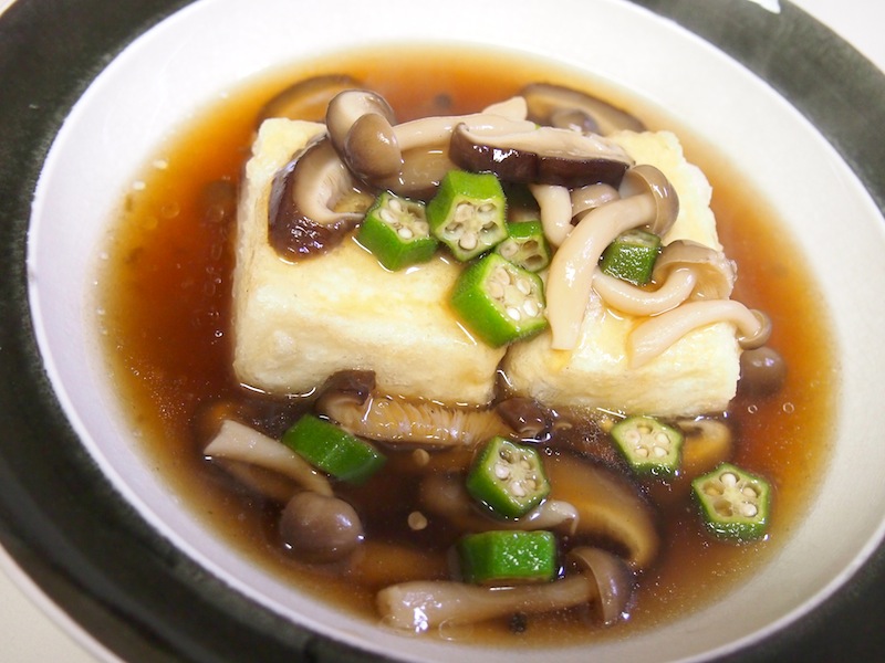 きのこあんかけの揚げ出し豆腐 ゆずママの料理手帳 きのこあんかけの揚げ出し豆腐 ゆずママの料理手帳