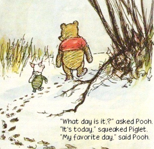 クマのプーさんの名言 What Day Is It Asked Pooh ニューヨークの遊び方