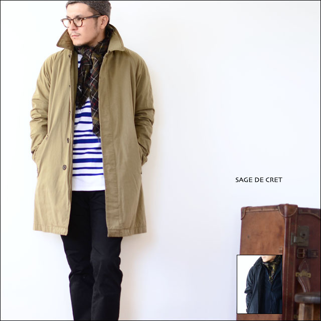 sage de cret [サージュデクレ]ポプリンピーチライナーセットバイカーズコート [9225] _f0051306_21214865.jpg