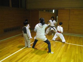 土曜は空手 元気に稽古、体験!_c0118332_23255823.jpg