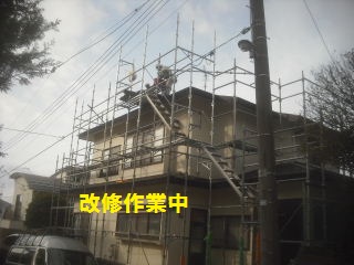 屋根と法面モルタル充填作業_f0031037_18555078.jpg