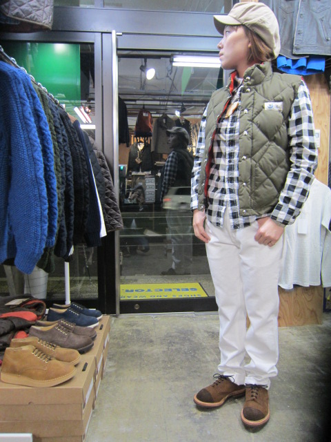 紙型~別注したCrescent Down Works のDOWN VEST! 要注目ですョ♪_d0152280_20441193.jpg