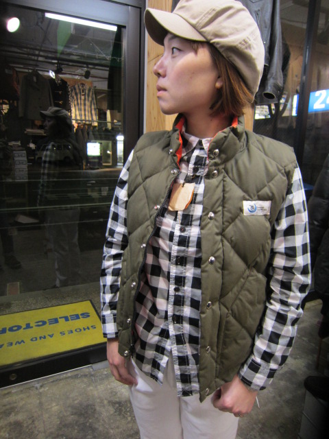 紙型~別注したCrescent Down Works のDOWN VEST! 要注目ですョ♪_d0152280_2044233.jpg
