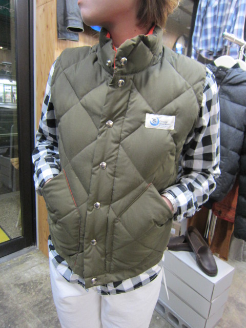 紙型~別注したCrescent Down Works のDOWN VEST! 要注目ですョ♪_d0152280_20451073.jpg