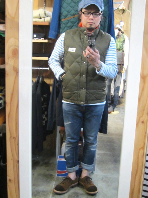 紙型~別注したCrescent Down Works のDOWN VEST! 要注目ですョ♪_d0152280_20473849.jpg