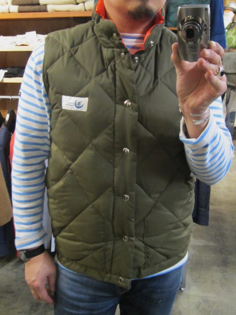 紙型~別注したCrescent Down Works のDOWN VEST! 要注目ですョ♪_d0152280_20481655.jpg