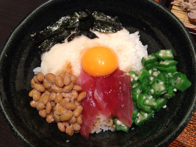 大戸屋のばくだん丼 退社後ティータイム Taisyago Teatime