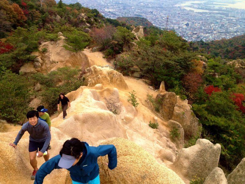 芦屋ロックガーデン+荒地山トレイルセッション 2012/11/22-24 _b0220886_22394717.jpg