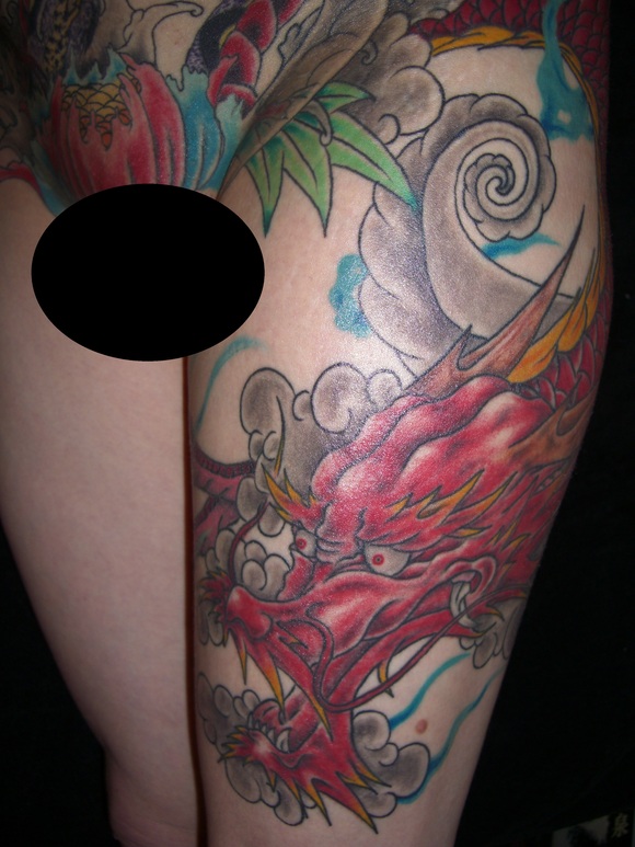 和彫り 龍 蛇 2face Tattoo Studio Japan 千葉県木更津市 刺青処 聖針