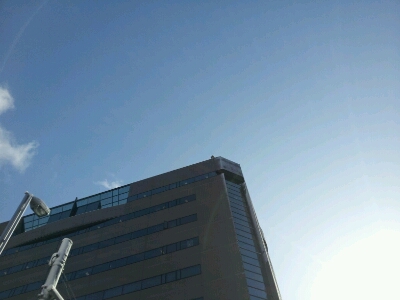 札幌の青空は限りなく高いよ。_d0164343_11532025.jpg