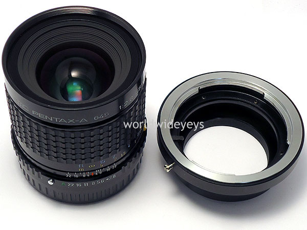PENTAXペンタックス645レンズ→ペンタックスKマウントアダプター PENTAXペンタックス645レンズ→ペンタックスKマウントアダプター