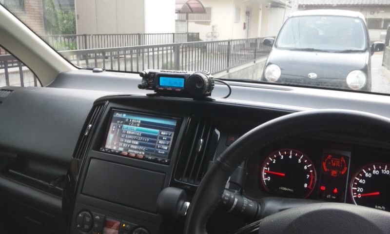 Ft 857dmを車にセッティング Jq1civのblog