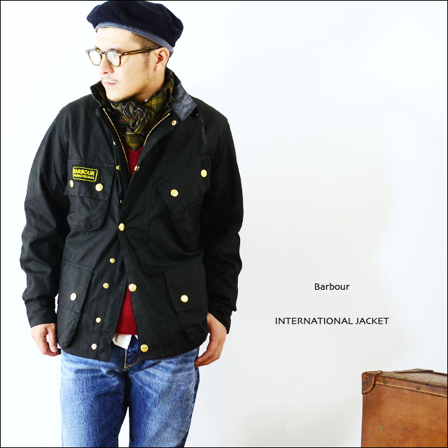 Barbour バイカーズジャケット「International」