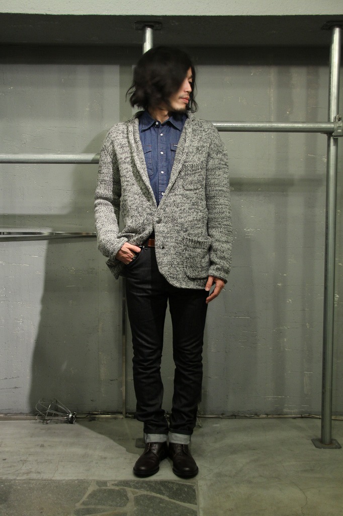 KAHKI KNIT JACKET_f0212574_229298.jpg