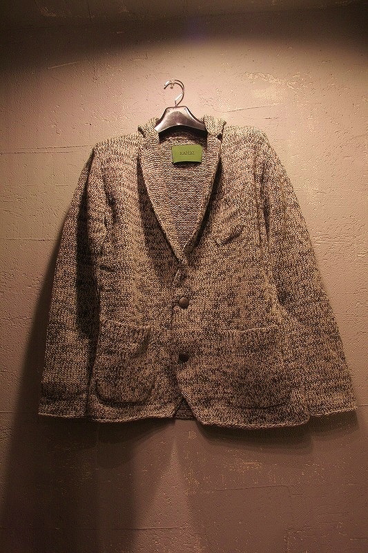 KAHKI KNIT JACKET_f0212574_475360.jpg