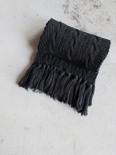 BLACK SHEEP ブラックシープのケーブルニットマフラー : 『Bumpkins