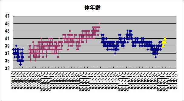 2012/12/1　11月度の走行距離、カラダスキャン_b0217643_2015552.jpg