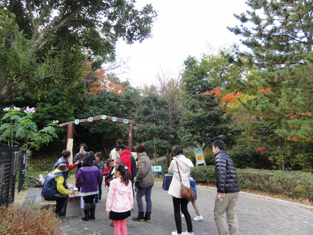 H24年「丸太を切ってサンタを作ろう」 in せんなん里海公園_c0108460_22443820.jpg
